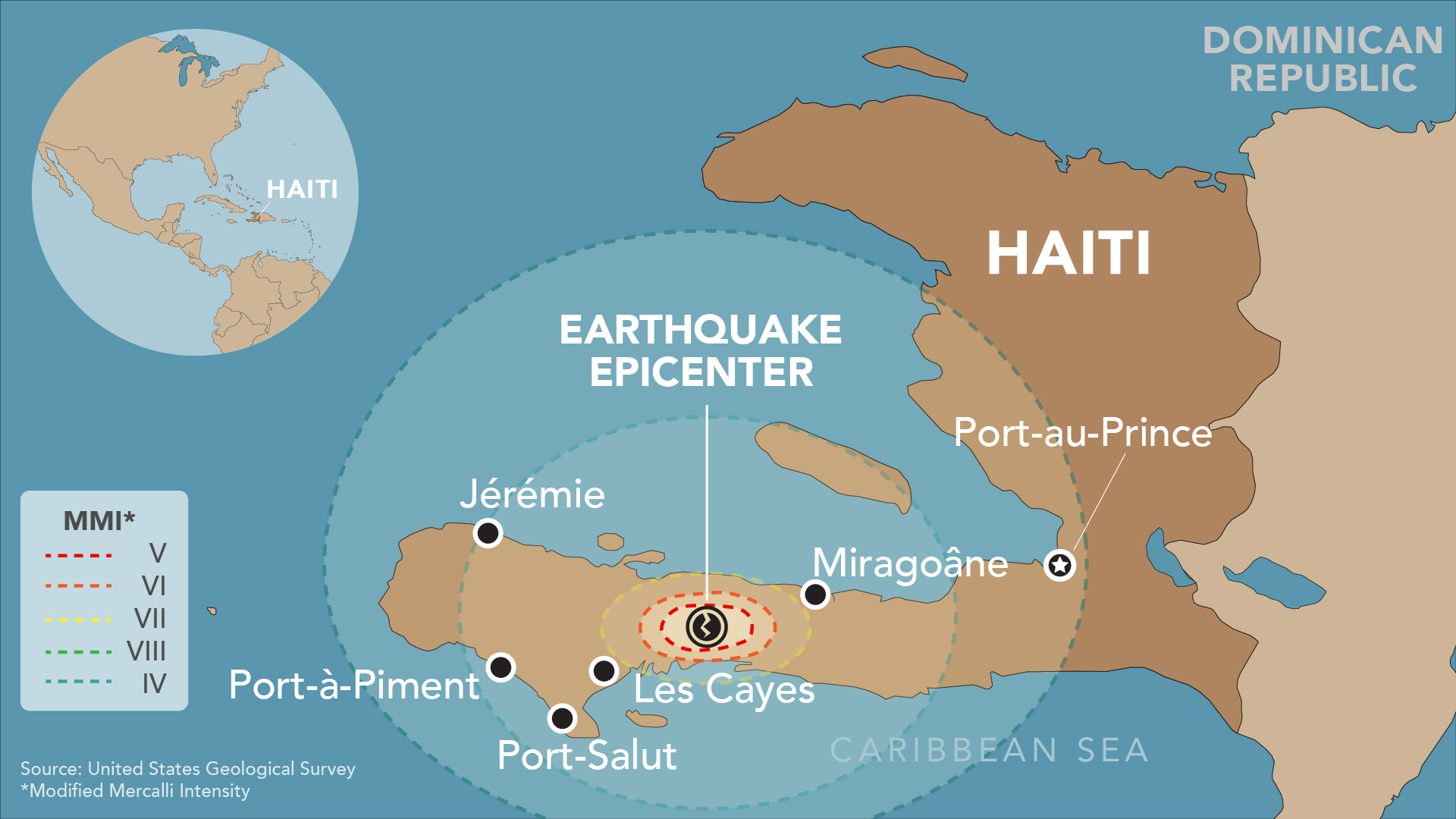 Haiti Des Secousses De Faibles Magnitudes Ressenties Dans Le Grand Sud