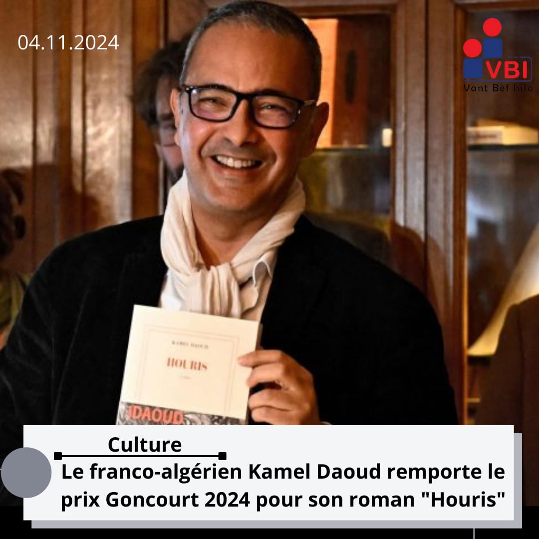 Le francoalgérien Kamel Daoud remporte le prix Goncourt 2024 pour son